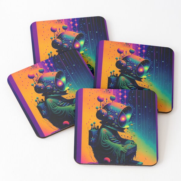 Artikelvorschau, Kleiner Retrowave-Astronaut entworfen und verkauft von AIStudio137.