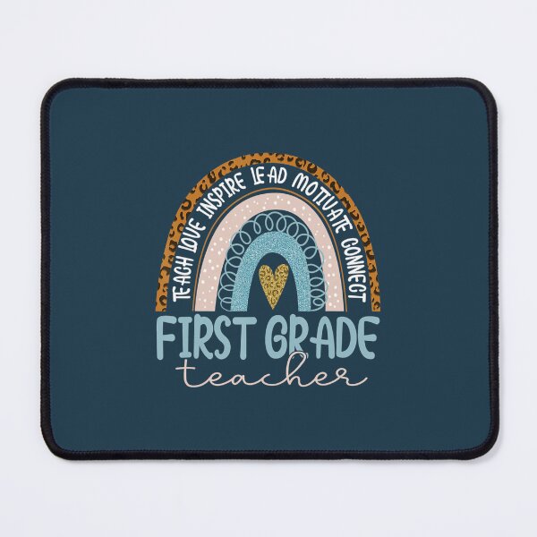 Item preview, First Grade Teacher Leopard Boho Rainbow Back To School designed and sold by vmdmcuyoe93.
