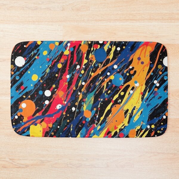 Item preview, "Luminous Chaos: Dive into Jackson Pollock's Style and Create a Storm of Vibrant Colors." designed and sold by SBD-Shop.