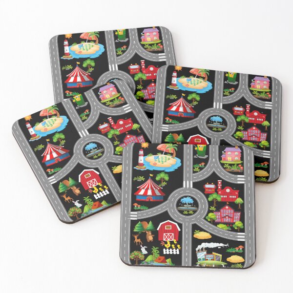 Item preview, Play Cars On Dad's Back Mat Road Car Race Track designed and sold by DianeFlores66.