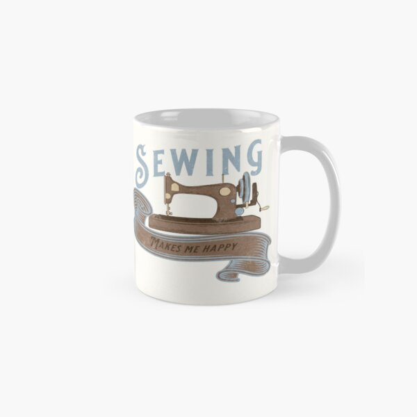 Sewing Quote Coffee Mugs for Sale