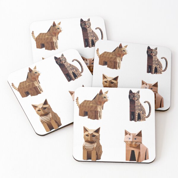Item preview, Pack of cardboard cats designed and sold by ivanmejia.