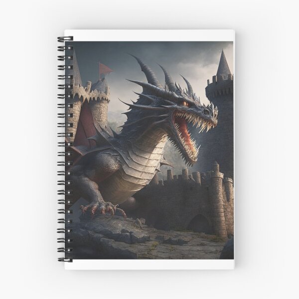 Item preview, Epic Medieval Dragon Print designed and sold by SkipTon121.