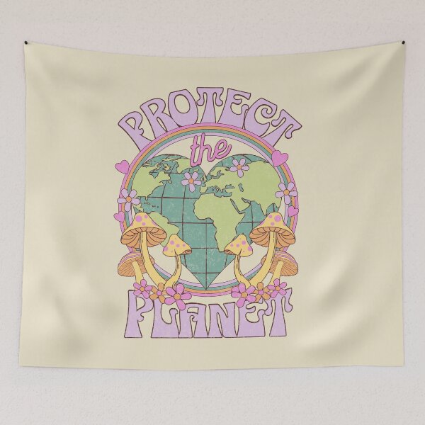 Item preview, Protect the Planet Retro Earth Day  designed and sold by PUFFYP.