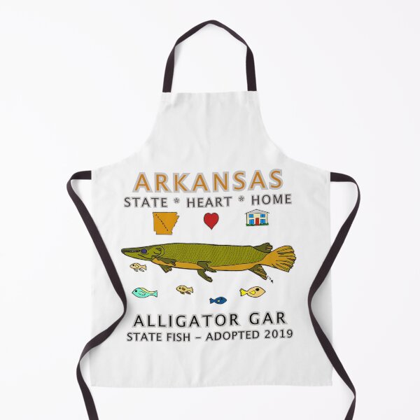 Item preview, Arkansas - Alligator Gar - State, Heart, Home - State Symbols designed and sold by Colleen Macomber.