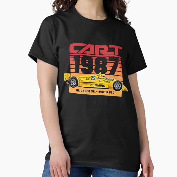 Item preview, Al Unser 1987 Cart Indy 80s retro style designed and sold by nyerna4.