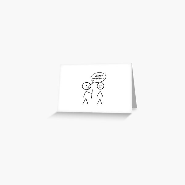 Funny Stickman Meme Greeting Cards for Sale