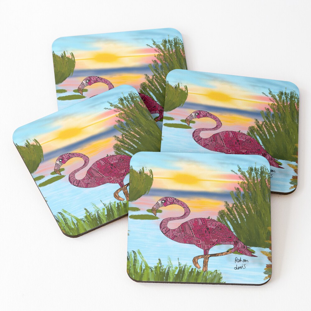 Item preview, Coasters (Set of 4) designed and sold by Rohans-Drawings.