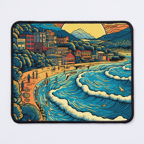 Item preview, Lorne Australia, Lorne beach Poster, Great Ocean Road in Victoria, Australia. designed and sold by Designbuddies.