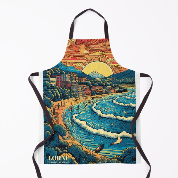 Item preview, Lorne Australia, Lorne beach Poster, Great Ocean Road in Victoria, Australia. designed and sold by Designbuddies.