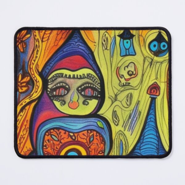 Item preview, Folk Art Babushka designed and sold by EpicFoxArt.