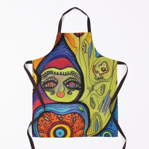 Item preview, Folk Art Babushka designed and sold by EpicFoxArt.