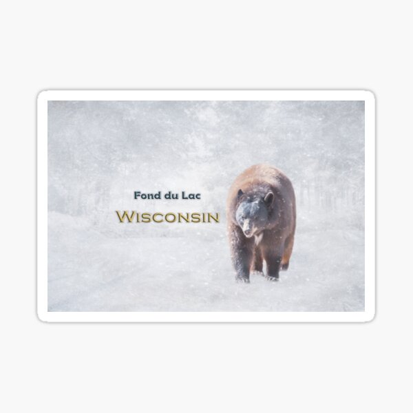 Item preview, Snow Bear Fond du Lac Wisconsin designed and sold by Elisabeth Lucas.