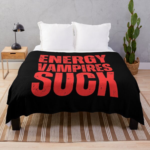 Item preview, Energy Vampires Suck designed and sold by FunnyFactDesign.