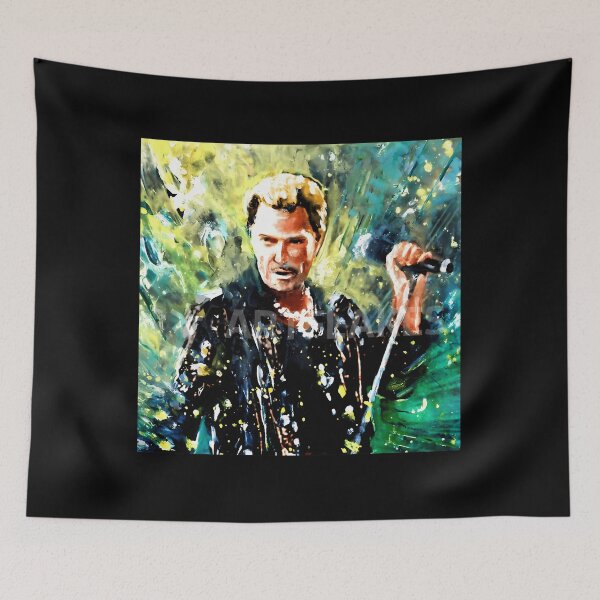 Artikelvorschau, Johnny Hallyday Kunst entworfen und verkauft von MagmasRoseClot.