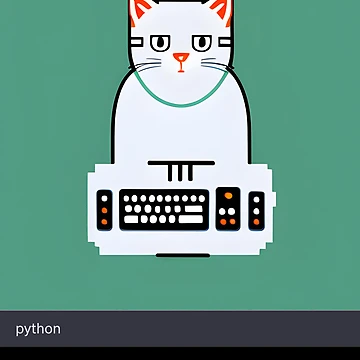 Artwork thumbnail, Cat Programmer : Hello World Python by AureStyle