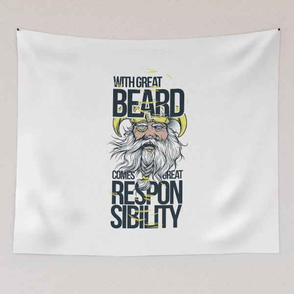 Item preview, GREAT BEARD - Bearded Odin Viking Or Old Bearded Viking Shirt Design- designed and sold by Super3.
