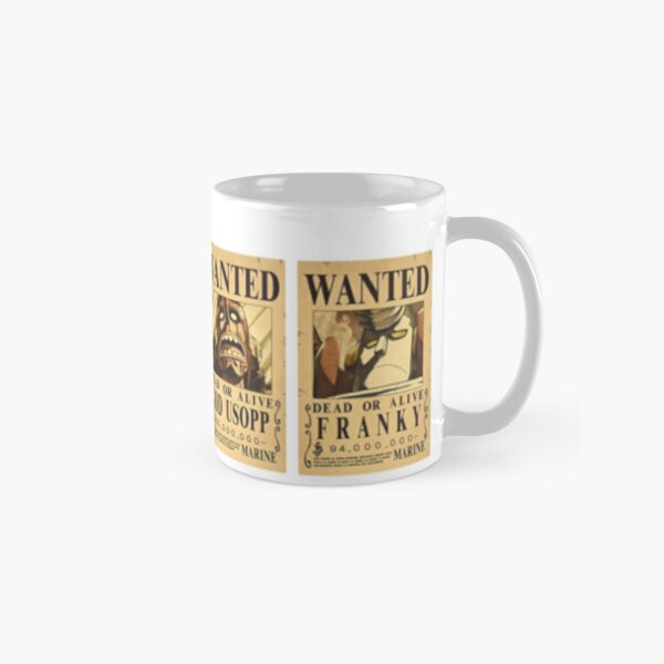 One Piece Wanted Poster Heat-Changing Mug