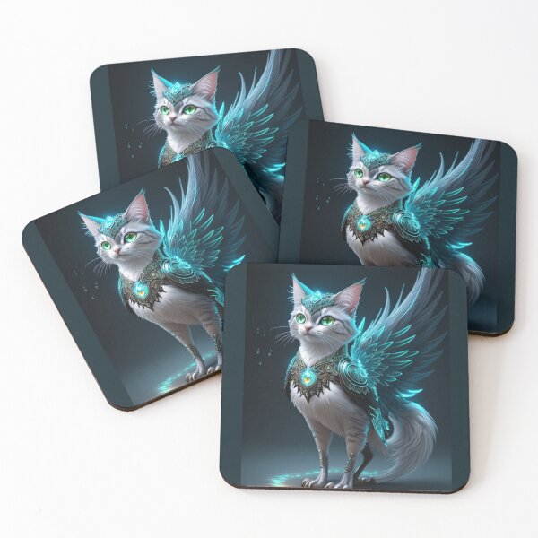 Item preview, Gorgeous Beautiful art cat with wings designed and sold by Art-Princess-.