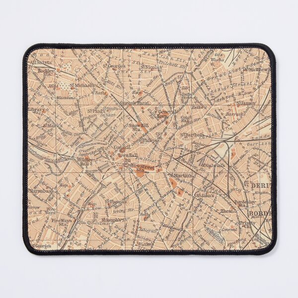 Item preview, Vintage Map of Birmingham England (1910) designed and sold by BravuraMedia.
