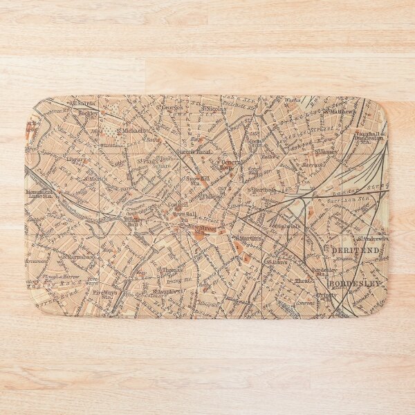 Item preview, Vintage Map of Birmingham England (1910) designed and sold by BravuraMedia.