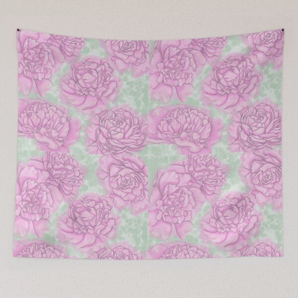 Item preview, Watercolour Peonies designed and sold by mintamoon.