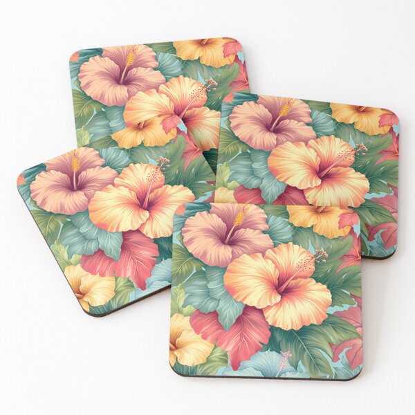 Item preview, Bright Hibiscus Pattern  designed and sold by EpicFoxArt.