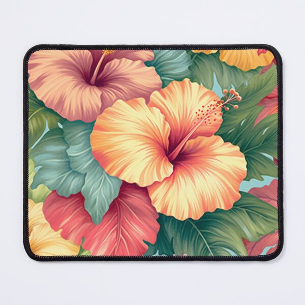 Item preview, Bright Hibiscus Pattern designed and sold by EpicFoxArt.