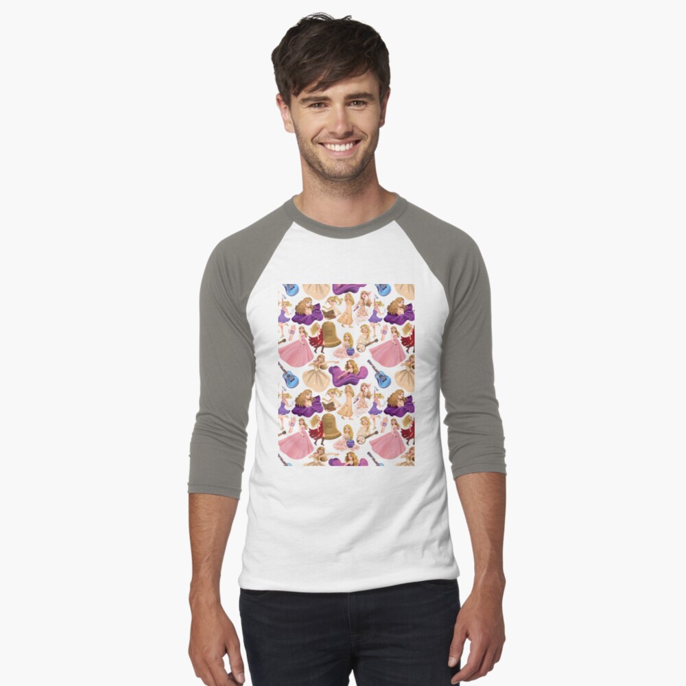 Item preview, Baseball ¾ Sleeve T-Shirt designed and sold by marianaavilal.