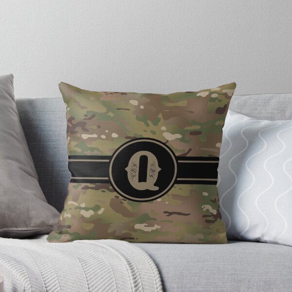 Item preview, Army Camouflage Monogram: Letter Q designed and sold by Jared Davies.