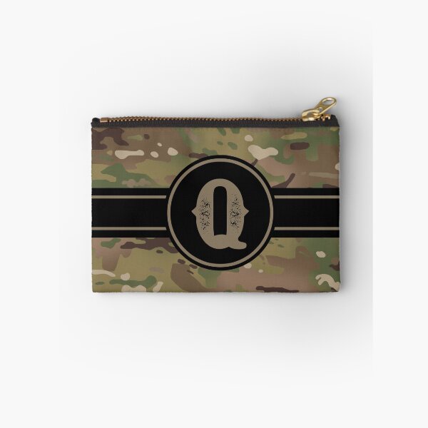 Item preview, Army Camouflage Monogram: Letter Q designed and sold by Jared Davies.