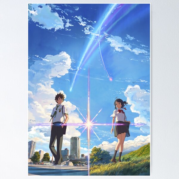 Kimi no Na Wa (Your Name) Poster Two Worlds Artwork