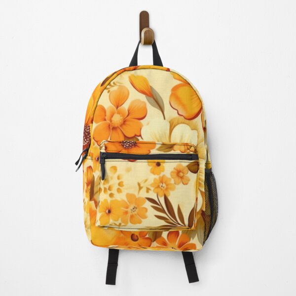 Item preview, Orange and Yellow Summer Flowers Pattern  designed and sold by EpicFoxArt.