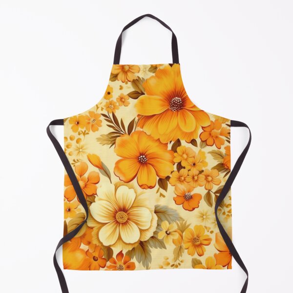 Item preview, Orange and Yellow Summer Flowers Pattern  designed and sold by EpicFoxArt.