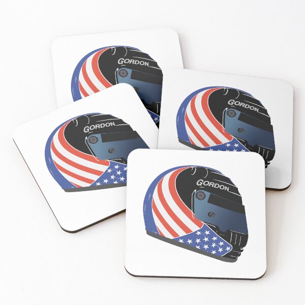 Item preview, All AmericanRobby Gordon helmet designed and sold by avrine2.