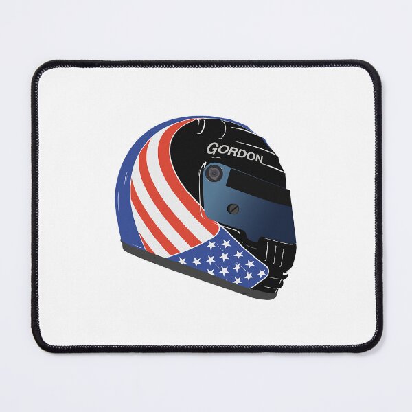 Item preview, All AmericanRobby Gordon helmet designed and sold by avrine2.