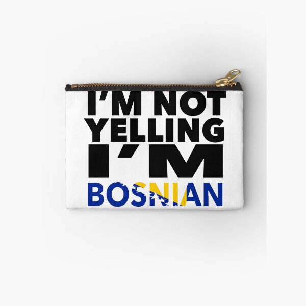 Item preview, Bosnian present - i'm not yelling, i'm Bosnian - Bosnian gifts - Bosnian flag - Bosnian Gift - Bosnian Decor - Bosnia-Herzegovina designed and sold by babaorum.