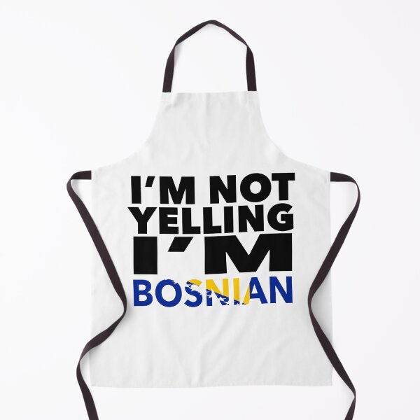 Item preview, Bosnian present - i'm not yelling, i'm Bosnian - Bosnian gifts - Bosnian flag - Bosnian Gift - Bosnian Decor - Bosnia-Herzegovina designed and sold by babaorum.