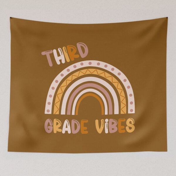 Item preview, Third Grade Vibes Boho Rainbow 3Rd Teacher Back To School  	 designed and sold by lpgsmaqv68.