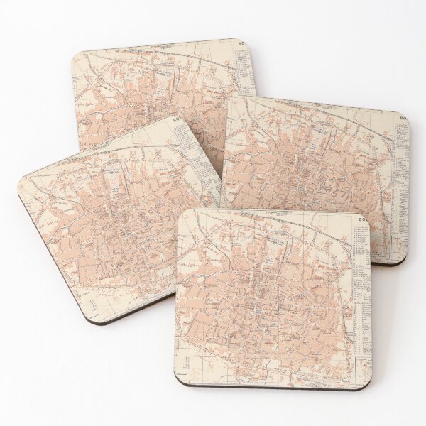 Item preview, Vintage Map of Bologna Italy (1909) designed and sold by BravuraMedia.