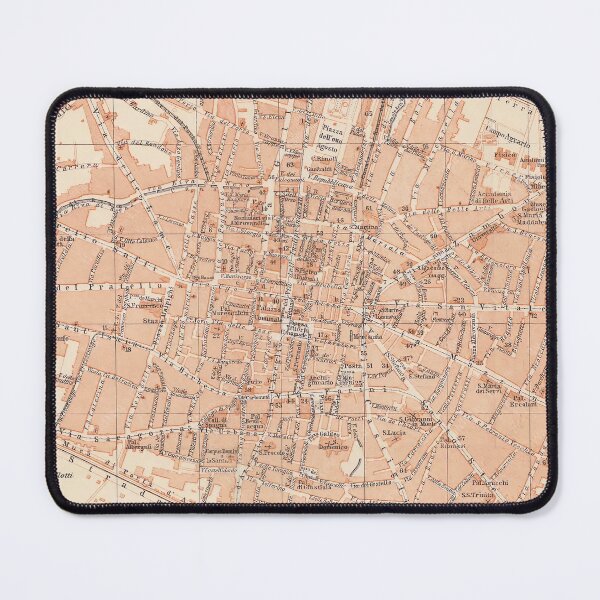 Item preview, Vintage Map of Bologna Italy (1909) designed and sold by BravuraMedia.