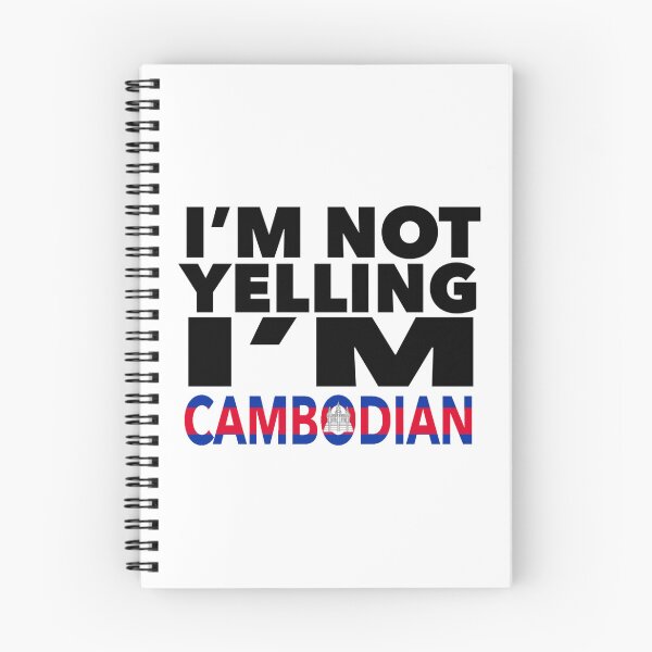 Item preview, Cambodian present - i'm not yelling, i'm Cambodian - Cambodian gifts - Cambodian flag - Cambodian Gift - Cambodian Decor - Cambodia designed and sold by babaorum.