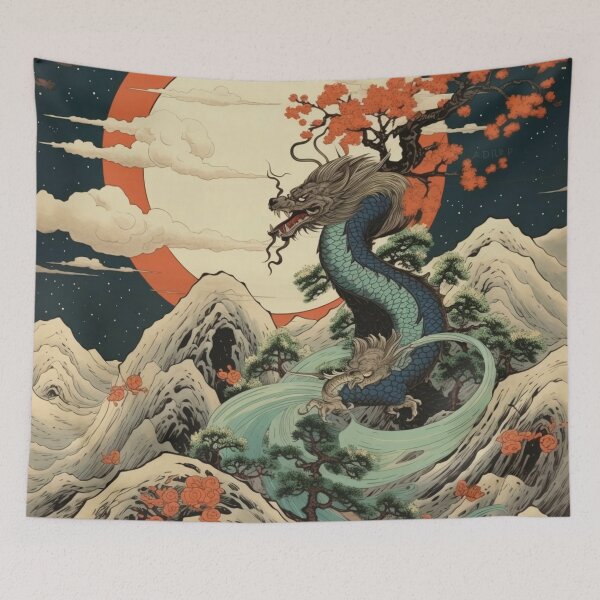 Item preview, Ukiyo-e Japan Japanese Wood Block engraving Landscape art  designed and sold by BrandonArtWorld.