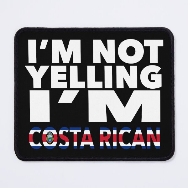 Item preview, Costa Rican present - i'm not yelling, i'm Costa Rican - Costa Rican gifts - Costa Rican flag - Costa Rican Gift - Costa Rican Decor - Costa Rica designed and sold by babaorum.