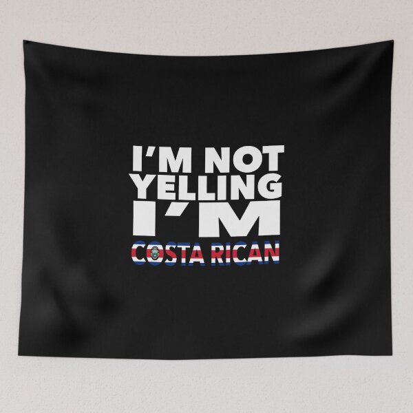 Item preview, Costa Rican present - i'm not yelling, i'm Costa Rican - Costa Rican gifts - Costa Rican flag - Costa Rican Gift - Costa Rican Decor - Costa Rica designed and sold by babaorum.