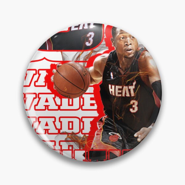 Item preview, dwayne wade from miami heat number 3 designed and sold by nudgeshop.