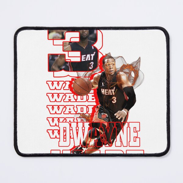 Item preview, dwayne wade from miami heat number 3 designed and sold by nudgeshop.