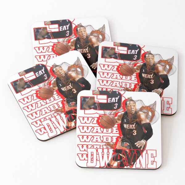 Item preview, dwayne wade from miami heat number 3 designed and sold by nudgeshop.