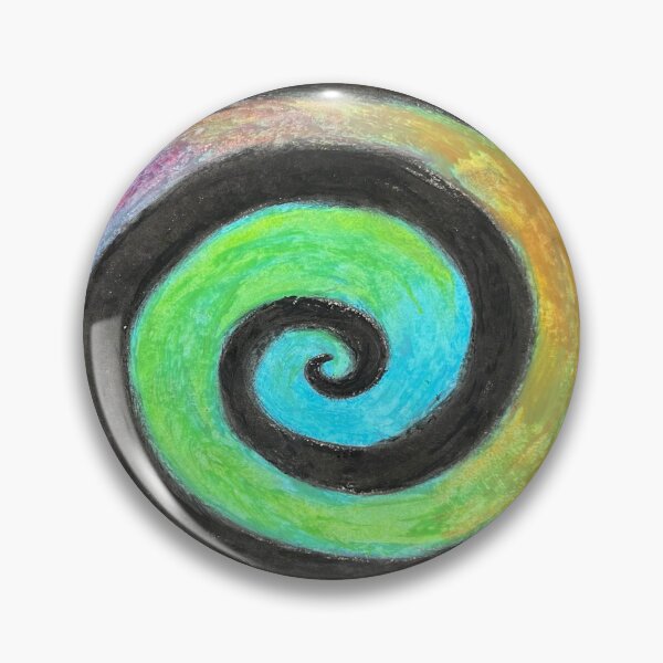 Artikelvorschau, Schwarze und Regenbogenspirale entworfen und verkauft von MerrilyMacabre.
