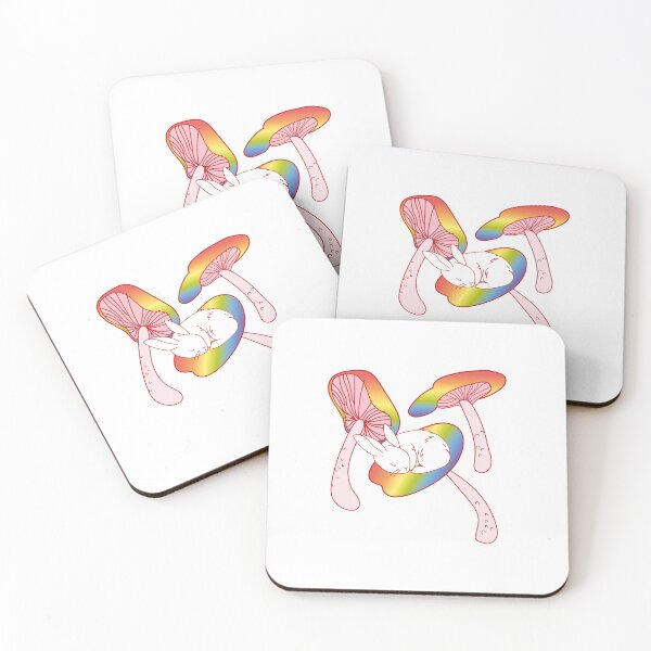 Item preview, LGBT BUNNY MUSHROOM designed and sold by Florvolcanica.